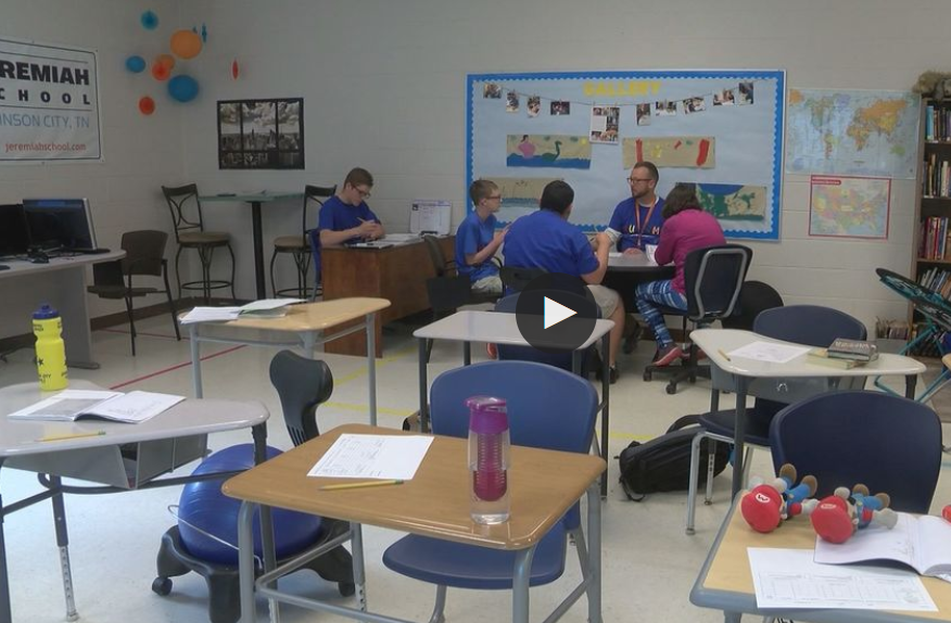 WCYB-TV features Jeremiah School, Changing Lives for Kids with Autism